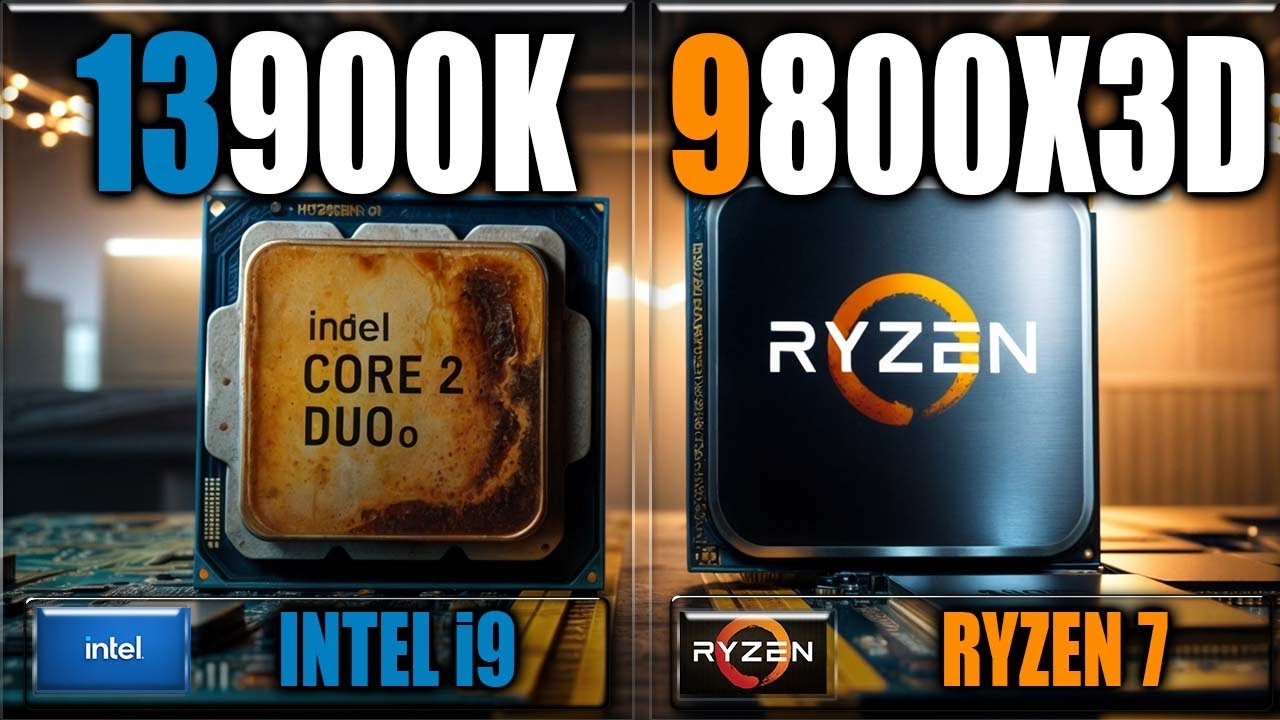 9800X3D vs 13900K Benchmarks - Gaming Benchmarks / Applications Tests