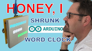 Arduino Word Clock: Creating a Cool Timepiece with a Compact 8x8 WS2812 Matrix