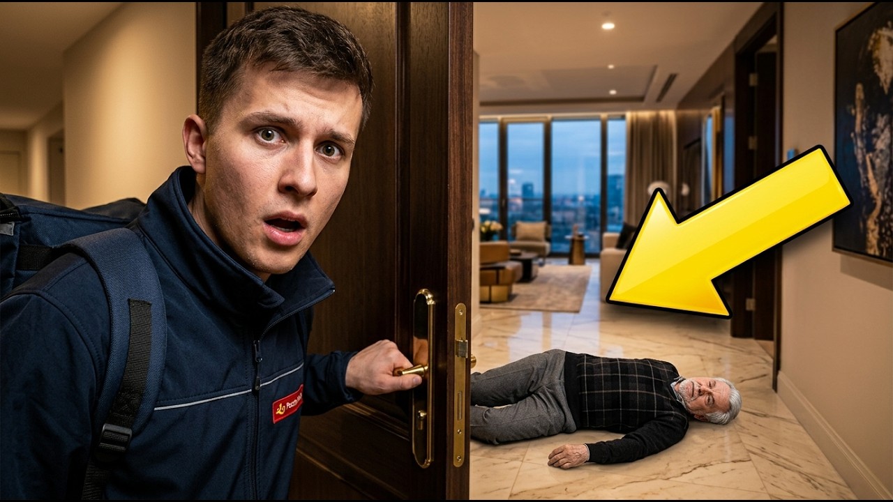 Stałem na tym idealnym, pachnącym perfumami korytarzu, a moje przemoczone buty zostawiały ślady na marmurze. Pracowałem jak kurier, bo musiałem: siostra, leki, rachunki. Wszystko było jak zwykle:...