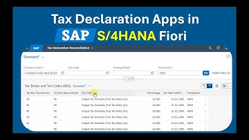 How SAP Fiori Can Help You Manage Tax Declarations Seamlessly! | F2095 and F2096