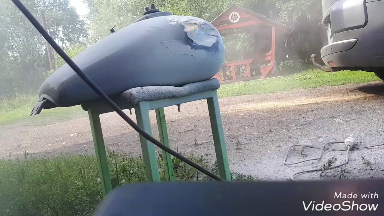 РИХТОВКА БЕНЗОБАКА. часть 1. - YouTube