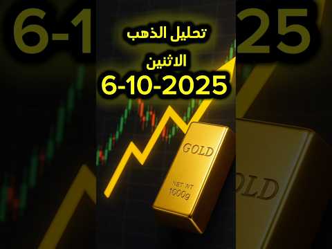 تحليل الذهب 6 10 2025 الذهب تداول  تحليل الذهب اليوم تحليل الذهب