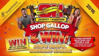OK Grand Challenge 2016 Theme TV Commercial
The exciting 2016 OK Grand Challenge Jackpot promotion is now on!
From the 14th April until the 3rd of June 2016 you can win fantastic prizes simply by spending $5 or more at any OK store in Zimbabwe.
Prizes include an incredible 39 brand new Ford Ranger T6 single cab vehicles and one Ford Ranger Wildftrak 4 x 4 double cab, plus residential stands and thousands of dollars worth of other prizes.
The Grand Draw takes place at the OK Grand Challenge horse race at Borrowdale Park on Saturday the 4th June 2016.
So get shopping and start winning at OK where everyones a winner! OK Grand Challenge 2016 Theme TV Commercial