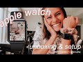 apple watch unboxing + setup | 38mm, series 3, GPS, space gray