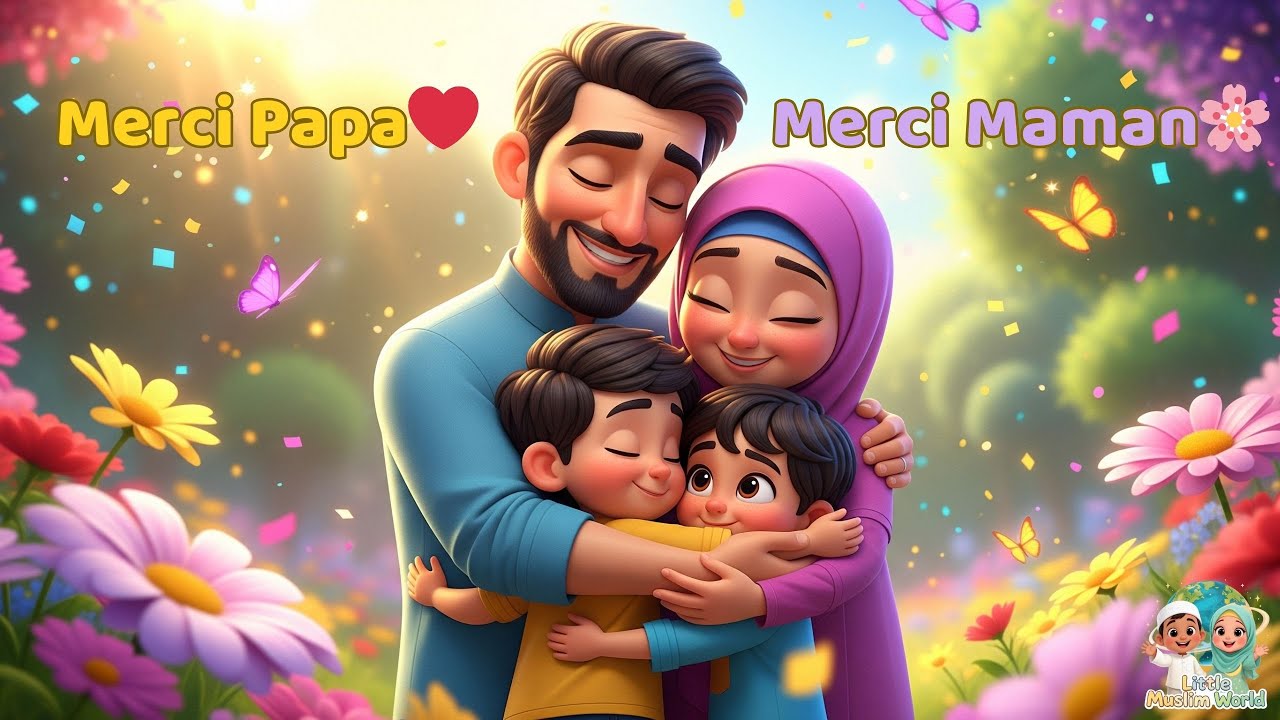 Chanson Islamique pour Enfants – Merci Papa Merci Maman | Nasheed Joyeux