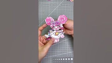 Hoe maak je papieren poppen | DIY #drawsoeasyanime #diy #howtomake #learnonyoutube #shorts