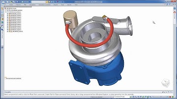 Duplicate Component, Keyshot & Frame design in Solid Edge ST7 - Shubban Technologies