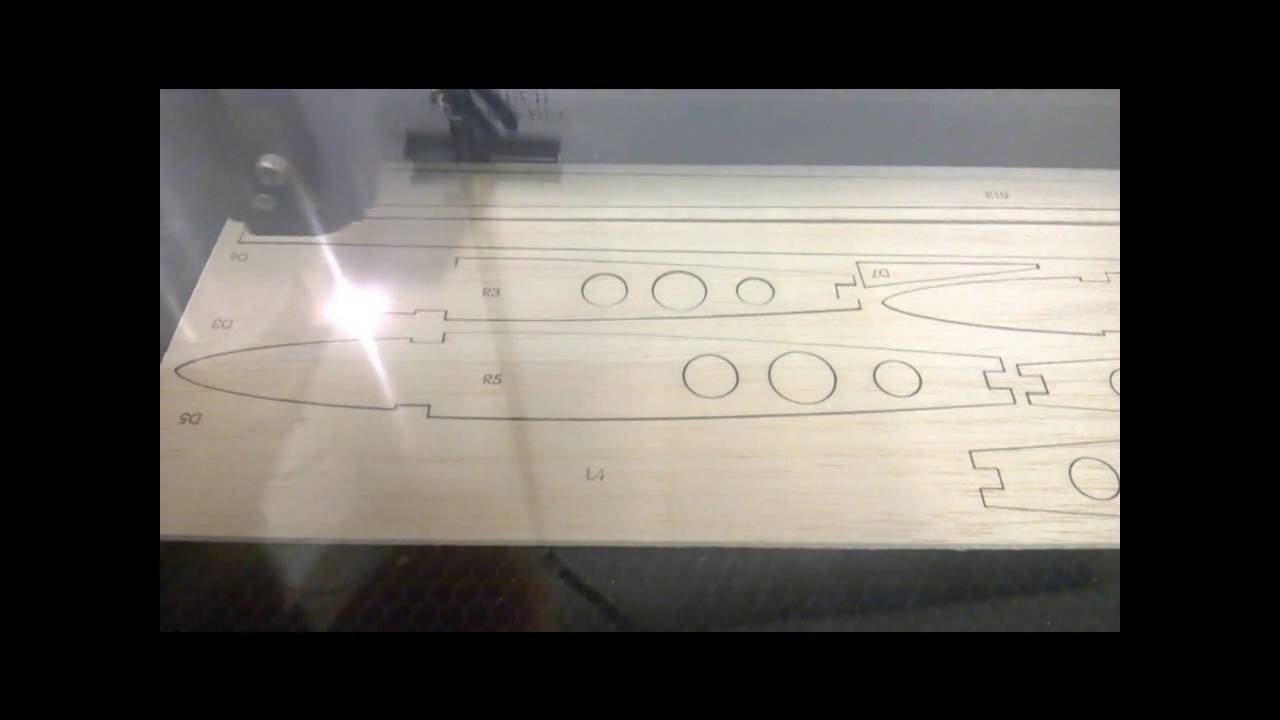 Laser Cutting Basswood Ribs YouTube