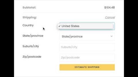 BigCommerce remove some countries and states on signup checkout and shipping estimator form