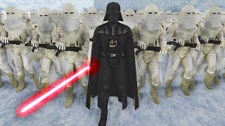 Can Rebels hold Death Tunnel VS DARTH VADER'S ARMY?! - Men of War: Star Wars Mod