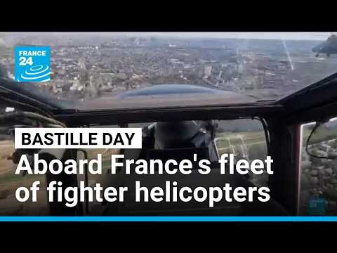 France's combat helicopters train ahead of Bastille day parade • FRANCE 24 English