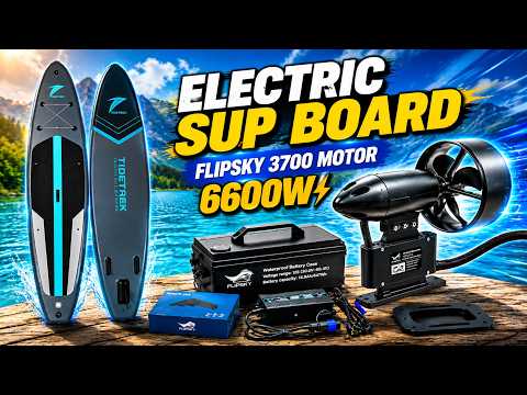 Flipsky 3700 6600w Electric SUP Conversion | Full Installation & Real World Test thumbnail
