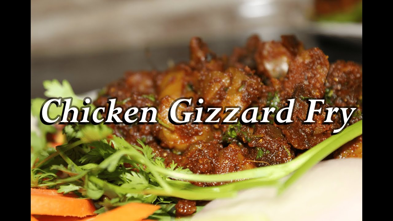 CHICKEN GIZZARD FRY High protein Spicy and tasty YouTube