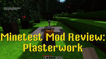 Minetest Mod Review: Plasterwork