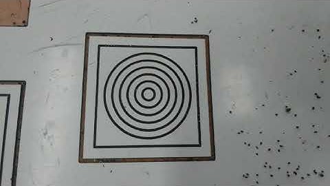 Mini desktop cnc router 6090 engraving plastic board test video for Maxim