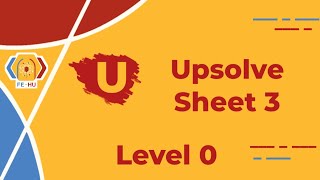 U. Case Detective | Level 0 2025 - Upsolve Sheet 3 | Arrays & Strings