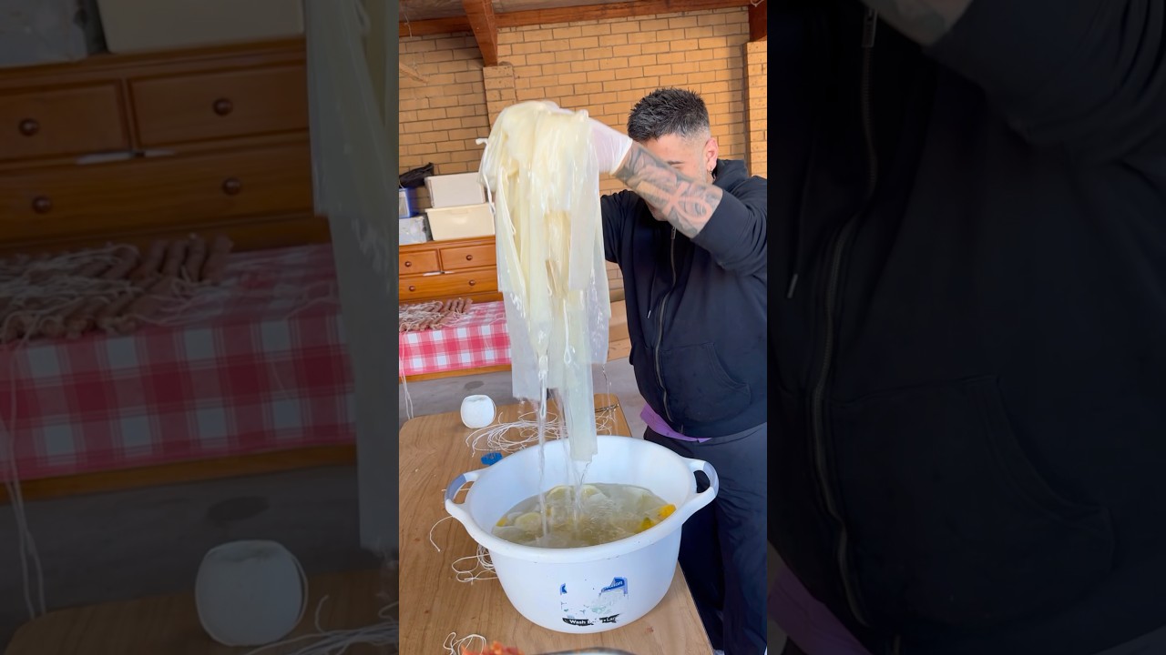 Making Italian Salami 