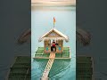 We Built a House on water #shorts #mrbaz #mrbeast