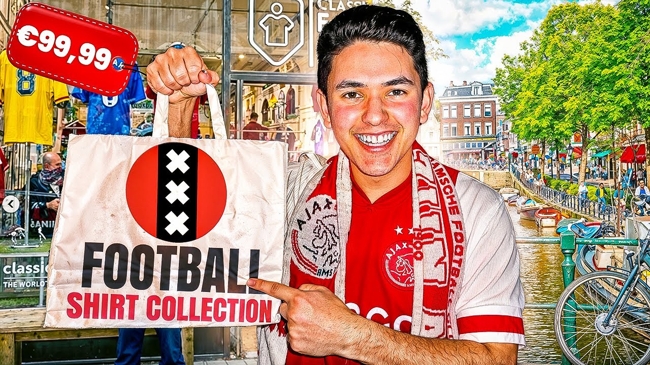 Мы отправились на поиски футбольных маек в Амстердам.