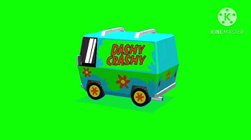 Dashy Crashy Mystery Van Rotate Green Screen