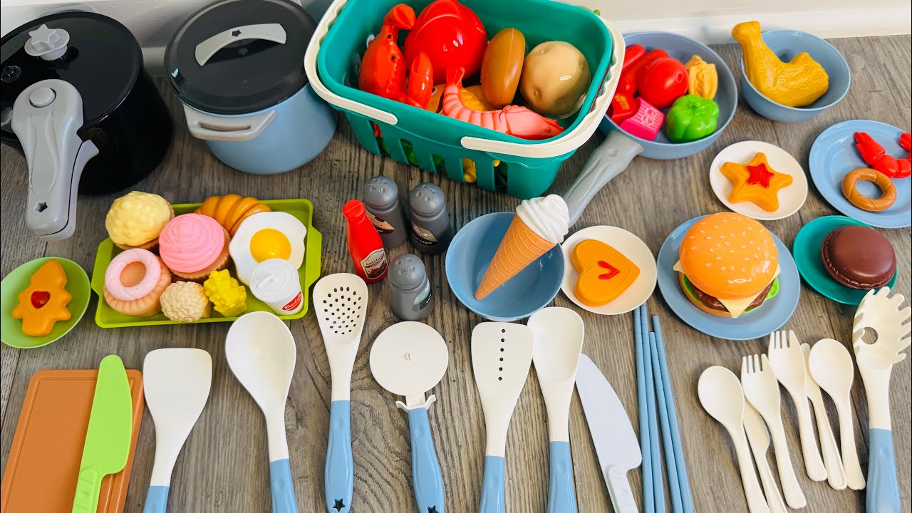 Unboxing Kitchen Toy Playset ASMR 🍳✨ | Satisfying Pretend Cooking Sounds