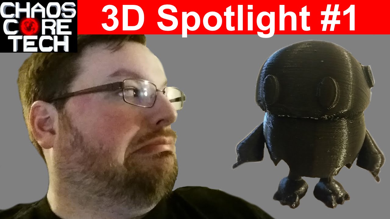 Tiny Articulated Bot (Print in Place) - 3D Spotlight #1 - YouTube