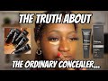 TESTING THE ORDINARY CONCEALER | REVIEW | DRY SKIN