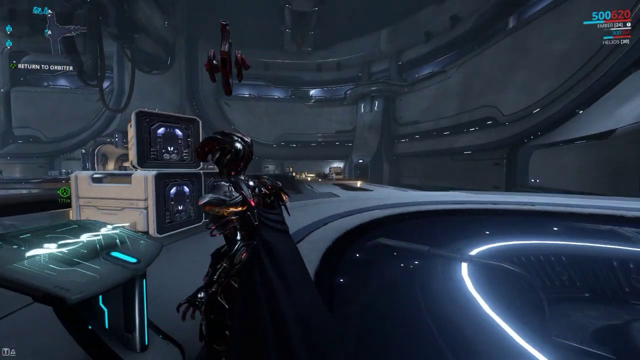 Merging the Railjack Cephalon with the dry dock.