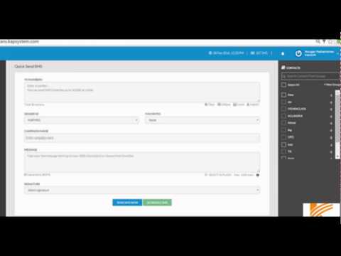 How to send transactional SMS by using Web Interface......