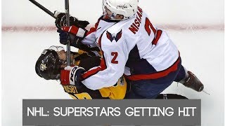NHL: Superstars getting hit