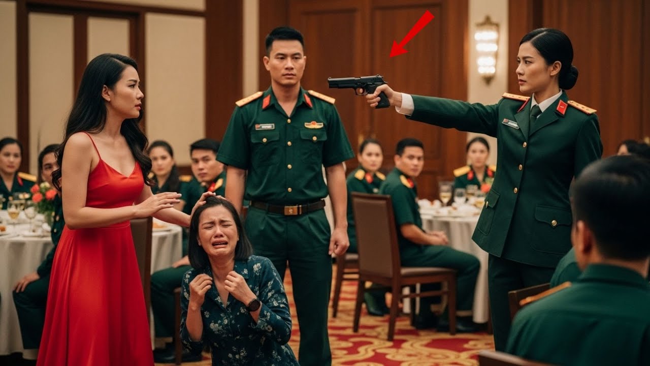 Thiếu Úy Để Tiểu Tam Tát Vợ Giữa Tiệc Quân Đội, Chỉ 5 Phút Sau Chị Vợ Trung Tá Ập Đến Chĩa Súng Vào