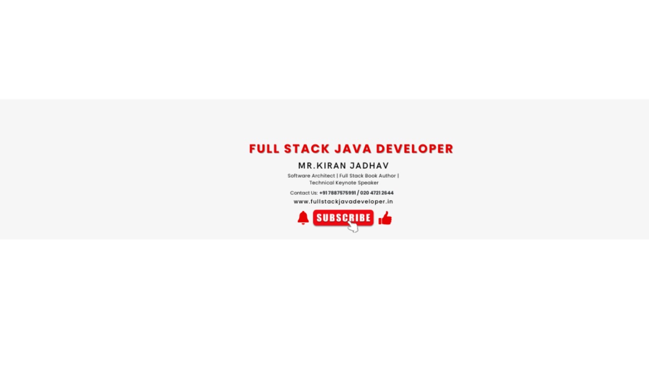 Full Stack Java Developer Live Stream - YouTube