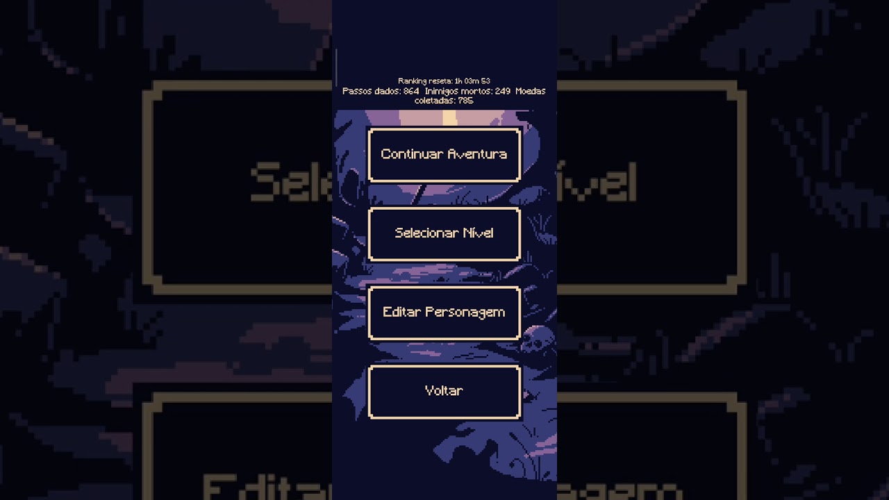 Jogo de RPG para Android. Onebit Adventure