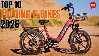 10 Best Folding E-Bikes For Heavy Riders 2026!!!