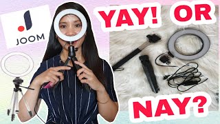 THE CHEAPEST RING LIGHT THAT I FOUND ONLINE | JOOM PRODUCT REVIEW screenshot 3