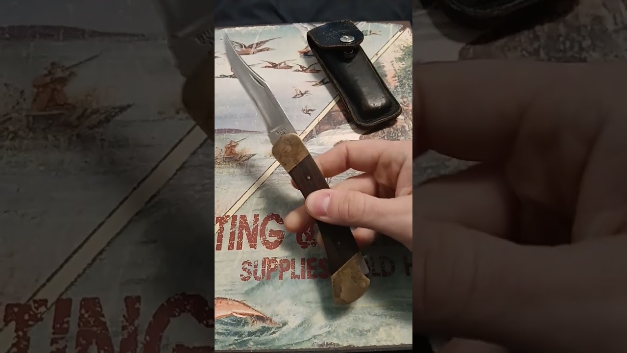 restore it or leave it? grandpas buck knife 