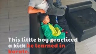 Kid Kicks Phone out of Dad’s hand