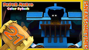 Paper Mario: Color Splash - Part 21 Fort Cobalt (Ludwig Boss Battle) Gameplay Walkthough Let