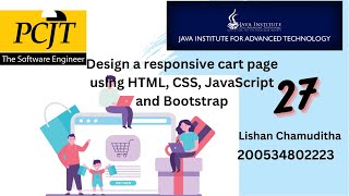 Design a responsive cart page using HTML, CSS, JavaScript and Bootstrap |  eShop 27