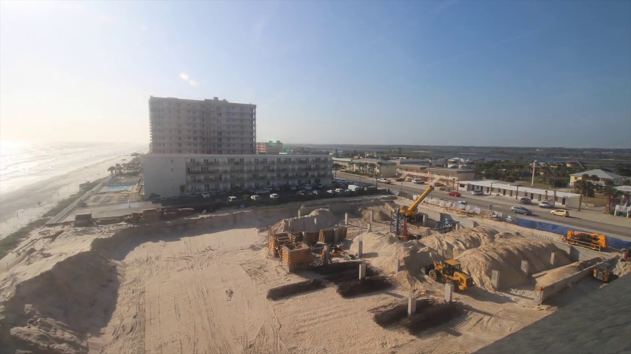 Aruba Condominiums Daytona Beach Shores Time Lapse Feb 2019