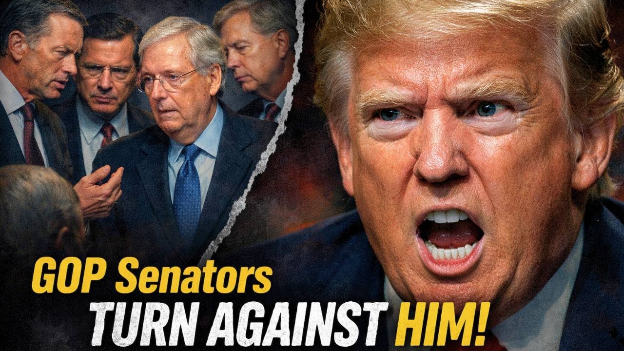 Trump FURIOUS as Senators Defy Him – Republican Party Divided!