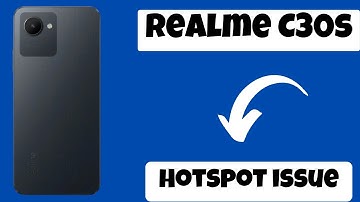 Realme C30s Hotspot Problem || Hotspot not working Problem || hotspot issue {Tutorial}