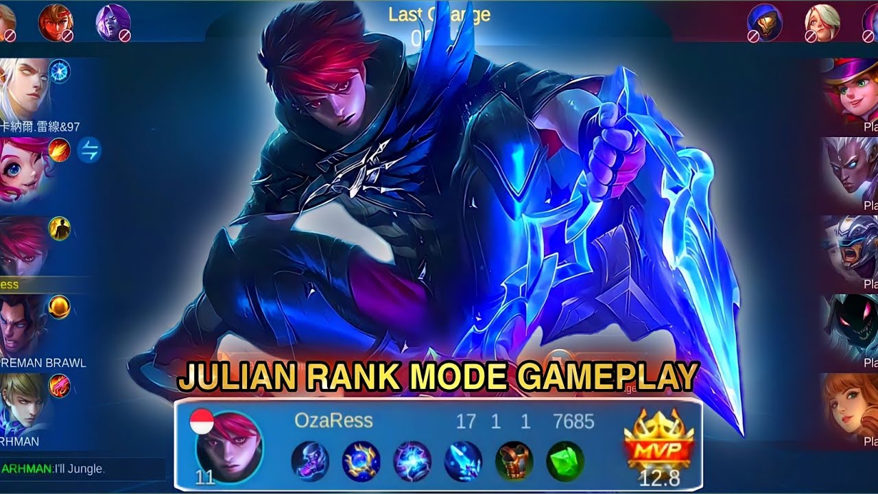 Julian Mobile Legends, Next New Hero Julian Gameplay - Mobile Legends Bang  Bang - BiliBili