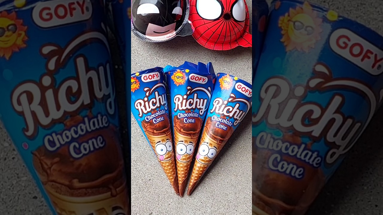 today full of chocolate 🍫 fill surprise cones🍦 unboxing 
