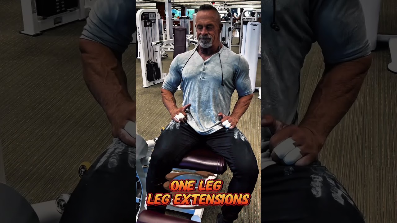 QUADS ONE LEGGED LEG EXTENSIONS #quads #legs #workout #muscle #motivation #exercise