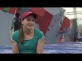 Tips for Focus with Anna Stöhr - IFSC Climbing World Cup Chongqing 2014