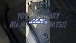 Toyota Camry All Weather Mats Demo!! Toyota Camry All Weather Mats Demo!!
