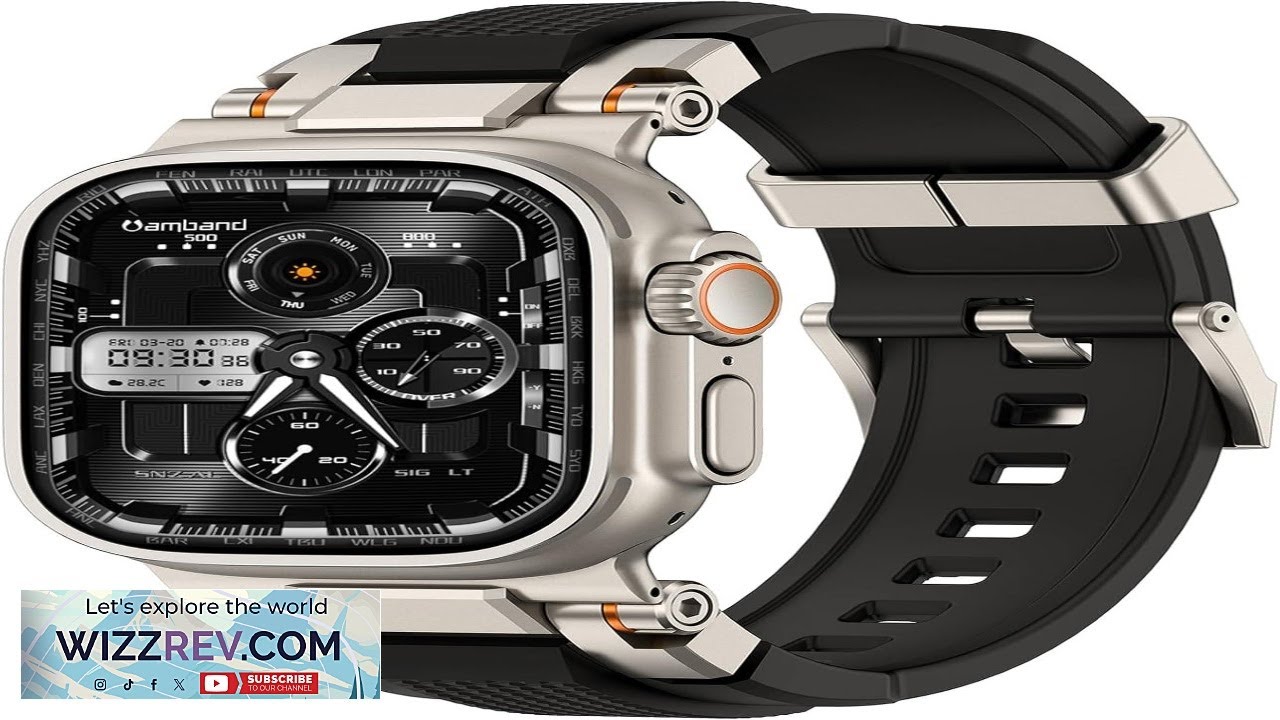 amBand M1 Sport Case Band for Apple Watch Ultra 3 2 1 & SE