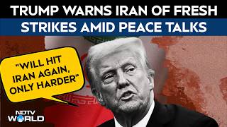 US Iran Talks | "Will Hit Iran Again, Only Harder": Donald Trump While US-Iran Peace Talks Underway