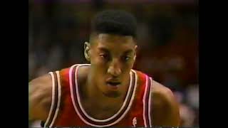 1991 NBA Playoffs Bulls Vs  Knicks Game 3 - Michael Jordan Dunks On Ewing